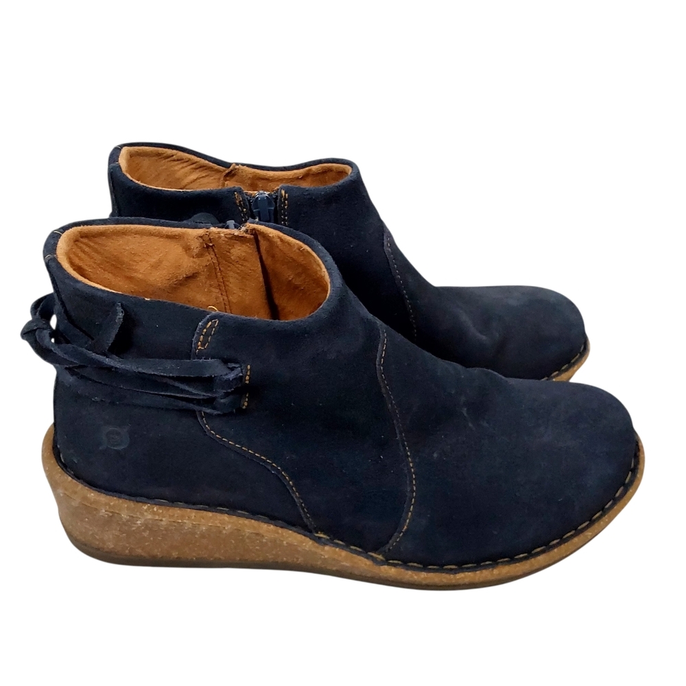 Born Wynter Suede Ankle Bootie